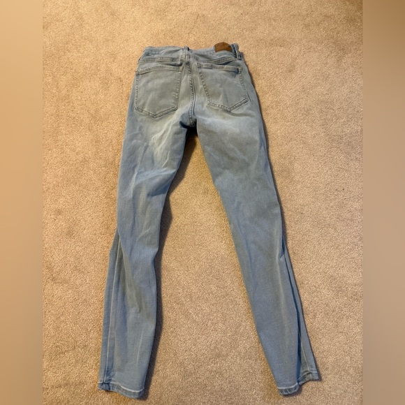 Aeropostale Light Blue Distressed Skinny Jeans - Picture 3 of 3
